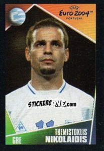 Sticker Themistoklis Nikolaidis - UEFA Euro Portugal 2004. Pocket Collection - Panini