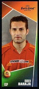 Sticker Ruben Baraja - UEFA Euro Portugal 2004. Pocket Collection n. 43 - Panini