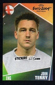 Sticker John Terry - UEFA Euro Portugal 2004. Pocket Collection n. 89 - Panini