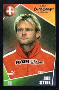 Sticker Jörg Stiel - UEFA Euro Portugal 2004. Pocket Collection n. 102 - Panini