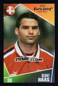 Sticker Bernt Haas - UEFA Euro Portugal 2004. Pocket Collection n. 103 - Panini