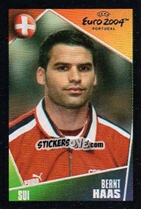 Cromo Bernt Haas - UEFA Euro Portugal 2004. Pocket Collection - Panini