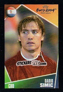 Sticker Dario Simic - UEFA Euro Portugal 2004. Pocket Collection - Panini