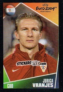 Sticker Jurica Vranjes - UEFA Euro Portugal 2004. Pocket Collection n. 127 - Panini