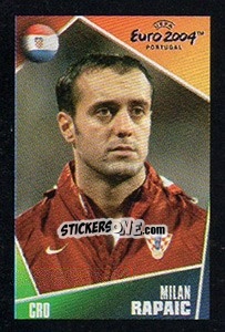 Sticker Milan Rapaic - UEFA Euro Portugal 2004. Pocket Collection n. 131 - Panini