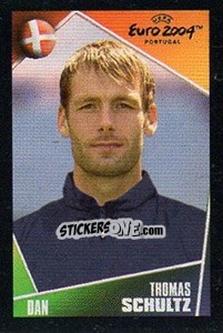 Sticker Thomas Schultz - UEFA Euro Portugal 2004. Pocket Collection - Panini