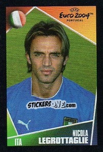 Sticker Nicola Legrottaglie - UEFA Euro Portugal 2004. Pocket Collection n. 177 - Panini