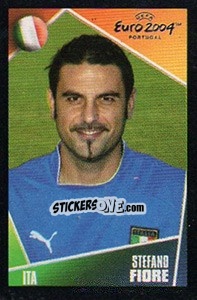 Sticker Stefano Fiore - UEFA Euro Portugal 2004. Pocket Collection - Panini