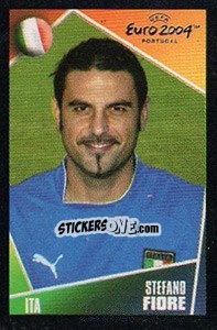 Sticker Stefano Fiore - UEFA Euro Portugal 2004. Pocket Collection n. 184 - Panini