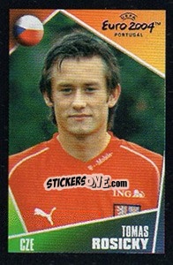 Sticker Tomas Rosicky - UEFA Euro Portugal 2004. Pocket Collection n. 199 - Panini