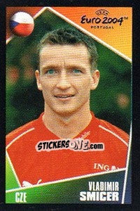 Sticker Vladimir Smicer - UEFA Euro Portugal 2004. Pocket Collection - Panini