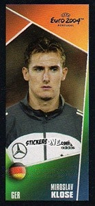 Figurina Miroslav Klose - UEFA Euro Portugal 2004. Pocket Collection - Panini