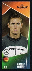 Sticker Miroslav Klose - UEFA Euro Portugal 2004. Pocket Collection n. 234 - Panini