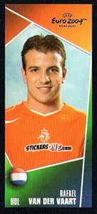 Cromo Rafael van der Vaart - UEFA Euro Portugal 2004. Pocket Collection - Panini