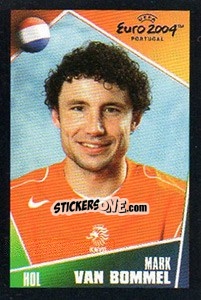 Sticker Mark Van Bommel - UEFA Euro Portugal 2004. Pocket Collection n. 244 - Panini