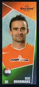 Sticker Marc Overmars - UEFA Euro Portugal 2004. Pocket Collection - Panini