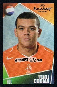 Sticker Wilfred Bouma - UEFA Euro Portugal 2004. Pocket Collection n. 247 - Panini