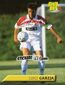 Figurina Luigi Garzja - Calcio 1999-2000. Kick Off - Merlin
