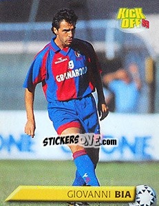 Sticker Giovanni Bia - Calcio 1999-2000. Kick Off - Merlin