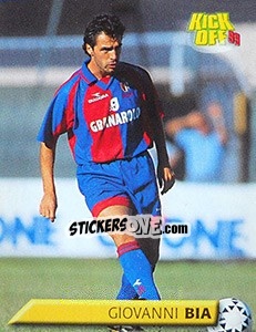Sticker Giovanni Bia - Calcio 1999-2000. Kick Off n. 15 - Merlin