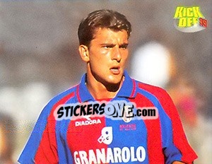 Figurina Nicola Ventola - Calcio 1999-2000. Kick Off - Merlin