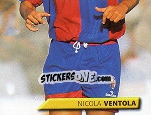 Figurina Nicola Ventola - Calcio 1999-2000. Kick Off - Merlin