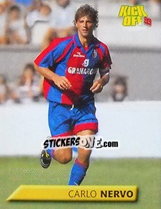 Sticker Carlo Nervo - Calcio 1999-2000. Kick Off n. 19 - Merlin