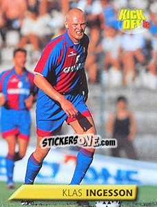 Sticker Klas Ingesson - Calcio 1999-2000. Kick Off - Merlin