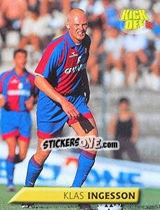 Sticker Klas Ingesson - Calcio 1999-2000. Kick Off n. 21 - Merlin