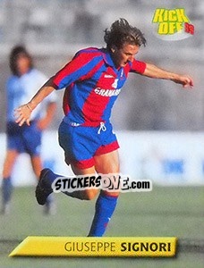 Sticker Giuseppe Signori - Calcio 1999-2000. Kick Off n. 25 - Merlin