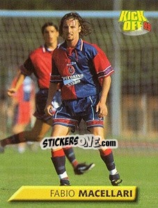 Figurina Fabio Macellari - Calcio 1999-2000. Kick Off - Merlin