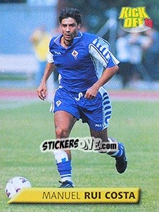 Sticker Manuel Rui Costa - Calcio 1999-2000. Kick Off n. 44 - Merlin