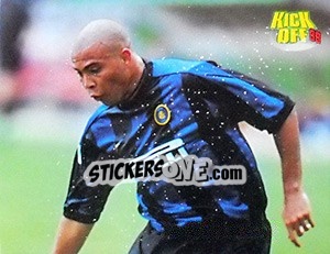 Figurina Ronaldo - Calcio 1999-2000. Kick Off - Merlin