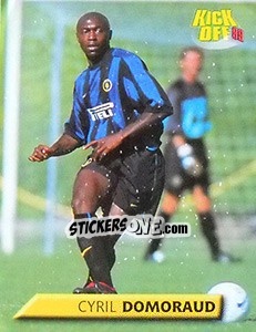 Cromo Cyril Domoraud - Calcio 1999-2000. Kick Off - Merlin