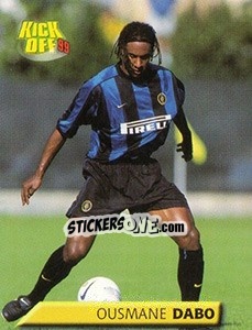 Figurina Ousmane Dabo - Calcio 1999-2000. Kick Off - Merlin