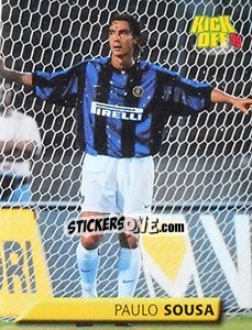 Cromo Paulo Sousa - Calcio 1999-2000. Kick Off - Merlin