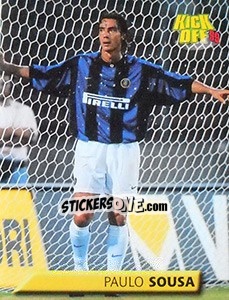 Sticker Paulo Sousa - Calcio 1999-2000. Kick Off n. 60 - Merlin