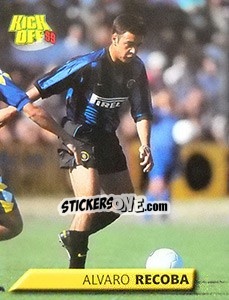 Cromo Alvaro Recoba - Calcio 1999-2000. Kick Off - Merlin