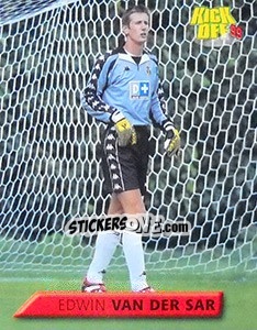 Sticker Edwin van der Sar - Calcio 1999-2000. Kick Off n. 63 - Merlin