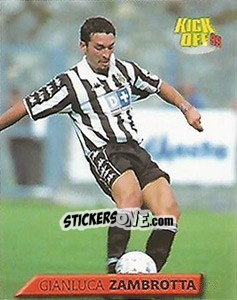 Sticker Gianluca Zambrotta - Calcio 1999-2000. Kick Off n. 68 - Merlin