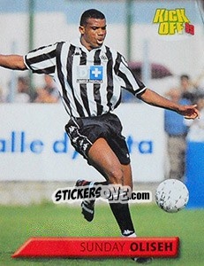 Sticker Sunday Oliseh - Calcio 1999-2000. Kick Off n. 69 - Merlin