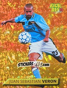 Sticker Juan Sebastian Veron - Calcio 1999-2000. Kick Off n. 74 - Merlin