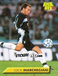 Sticker Luca Marchegiani - Calcio 1999-2000. Kick Off n. 75 - Merlin