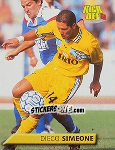 Sticker Diego Simeone - Calcio 1999-2000. Kick Off n. 84 - Merlin