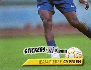 Sticker Jean Pierre Cyprien - Calcio 1999-2000. Kick Off n. 89 - Merlin