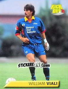 Sticker William Viali - Calcio 1999-2000. Kick Off n. 91 - Merlin