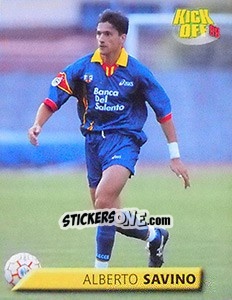 Sticker Alberto Savino - Calcio 1999-2000. Kick Off n. 93 - Merlin