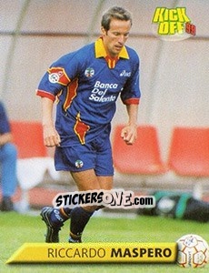 Sticker Riccardo Maspero - Calcio 1999-2000. Kick Off n. 96 - Merlin