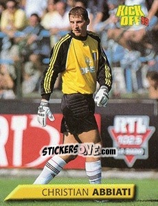 Sticker Christian Abbiati - Calcio 1999-2000. Kick Off n. 99 - Merlin