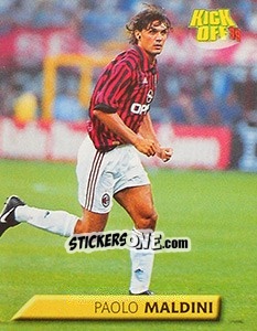 Sticker Paolo Maldini - Calcio 1999-2000. Kick Off n. 102 - Merlin